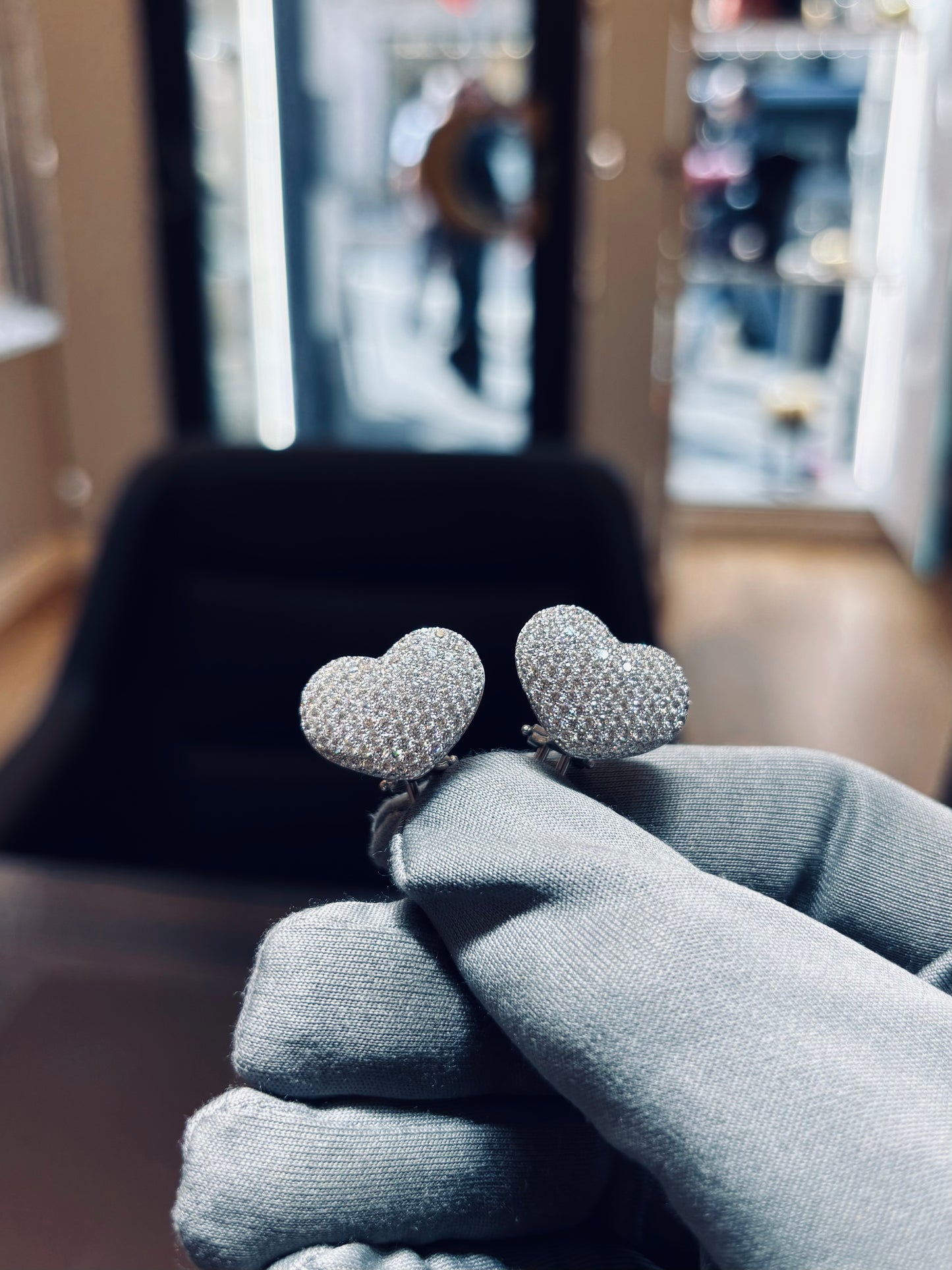 Heart earrings