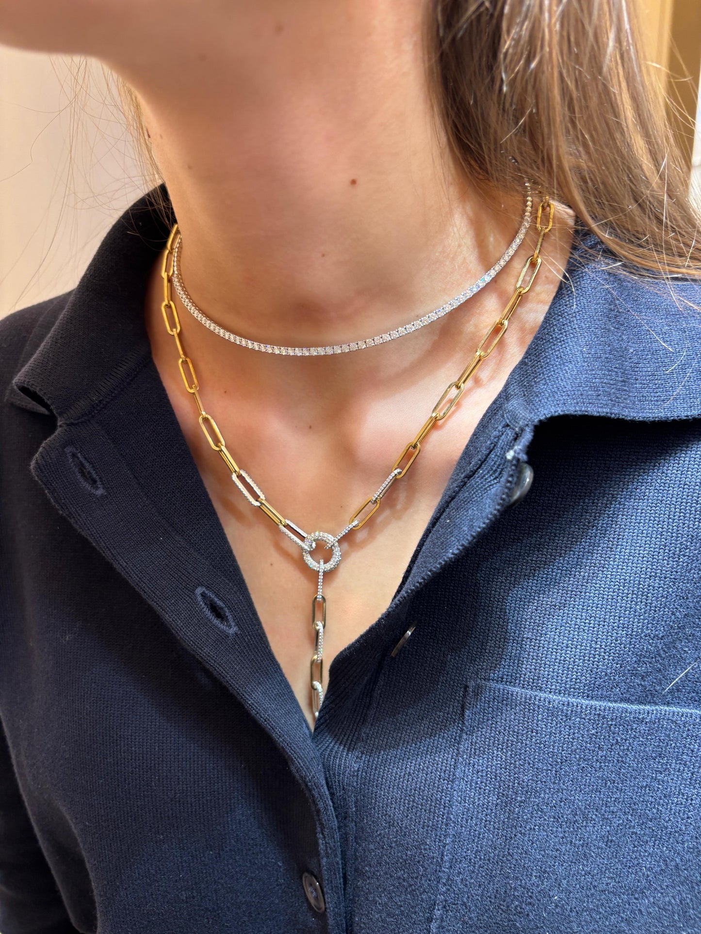 Necklace diamond